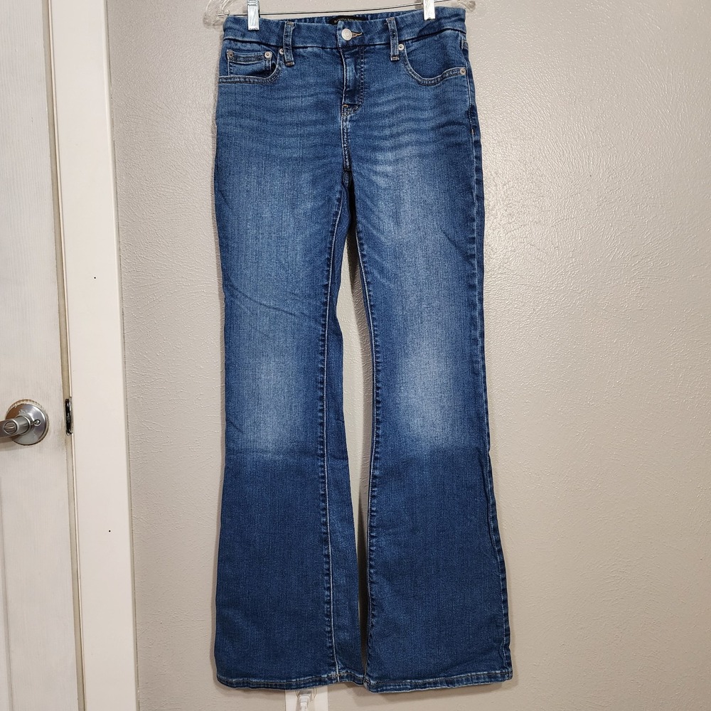 Banana Republic Jean's Women's Size 4 Low Rise Bootcut Medium Wash Y2k Style